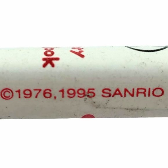 Vintage 1990's Hello Kitty Sanrio Pencil Cup Wooden Mechanical Pencils Eraser - Picture 8 of 11